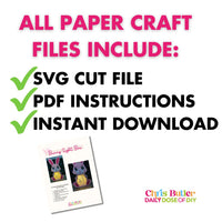 EASTER  Paper Craft SVG Bundle Layered SVG Files, Cards, Treat Boxes Bundle and Save