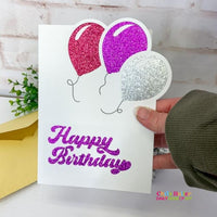 Birthday SVG Bundle: Cake Topper, Card, Gift Card Holder and Party Lantern