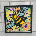Layered Bee and Flowers 3D SVG Cut File for Paper Crafts