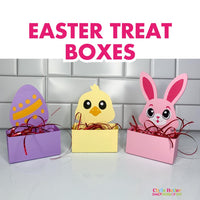 EASTER  Paper Craft SVG Bundle Layered SVG Files, Cards, Treat Boxes Bundle and Save