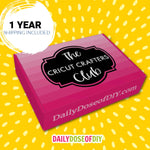 1 Year of Cricut Crafters Club Bi-Monthly Subscription Box Gift