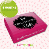 6 Months of Cricut Crafters Club Bi-Monthly Subscription Box Gift