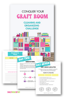 Conquer Your Craft Room: Crush Clutter and Ignite Inspiration 21-Day Challenge