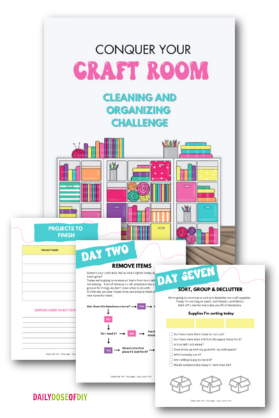 Conquer Your Craft Room: Crush Clutter and Ignite Inspiration 21-Day Challenge