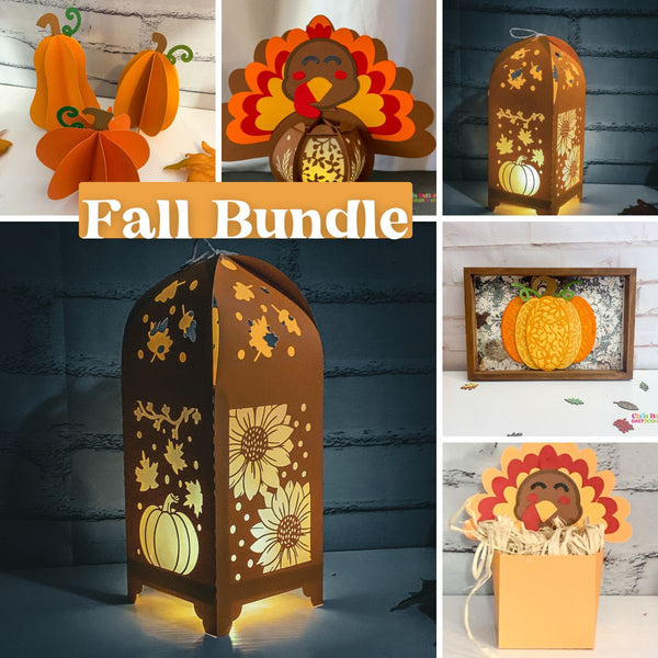 Fall Thanksgiving Paper Craft Bundle Sale