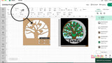 Layered Family Tree SVG for Cricut -Personalize 3-8 Members - DIY Shadow Box Gift