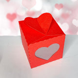 Heart Tab Box SVG with Heart Cut Out