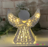 3D Angel Layered SVG Cut File