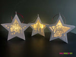 Christmas Star 3D Layered Shadow Box SVG Cut Files