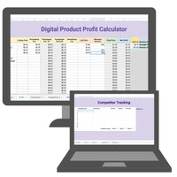 Digital Product Pricing Calculator and Profit Margin Calculator