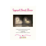 Heart Shaped Shadow Box SVG File Layered Design