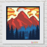 Fall Themed 3D Layered Shadow Box Bundle Over 70% Off