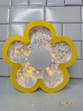 3D Layered Light Up Flower SVG Cut File for Paper Crafts