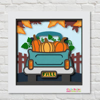Fall Themed 3D Layered Shadow Box Bundle Over 70% Off