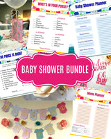 Baby Shower Bundle SVG Files and Printables