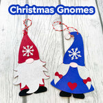 Christmas Gnome SVG File Ornament