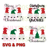 Christmas Gnome SVG Set
