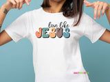 Love Like Jesus Boho Christian Sublimation Design, Christian PNG, Sublimation Designs for Shirts, Religious Sublimation Download