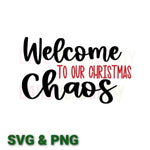 Welcome to our Christmas Chaos SVG Cut File
