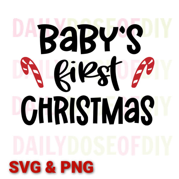 Baby's First Christmas SVG