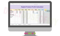 Digital Product Pricing Calculator and Profit Margin Calculator