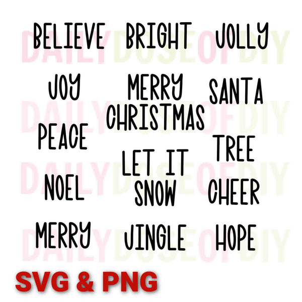 Dunn Inspired Christmas SVG Set